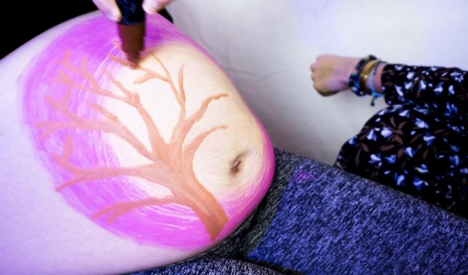 Schwangerschaft Bodypainting