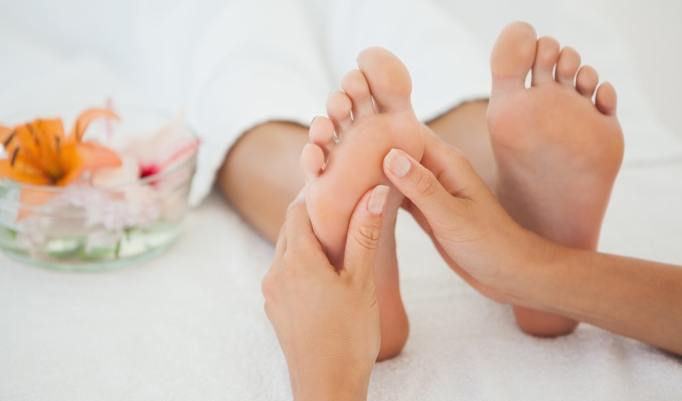 entspannende Fußmassage 