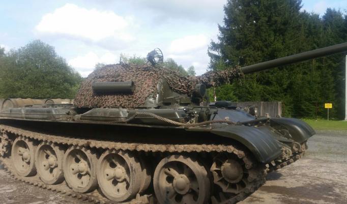 Panzer fahren T55 in Benneckenstein