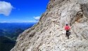 Tolle Landschaft beim Bergsteigen
