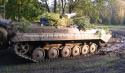 Kettenpanzer im Wald