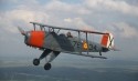 Bücker Jungmann beim Rundflug