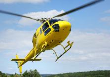 Gelber Helikopter